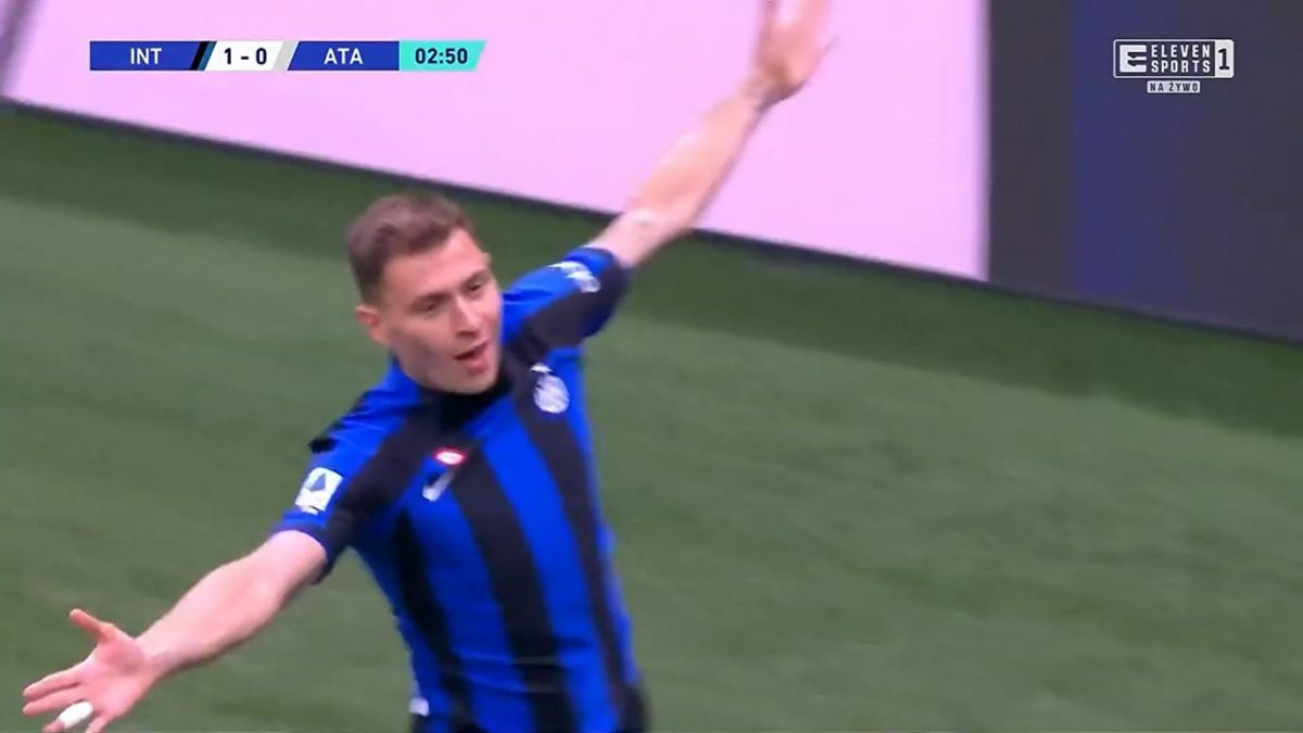 گل دوم اینتر به آتالانتا (نیکولو بارلا)