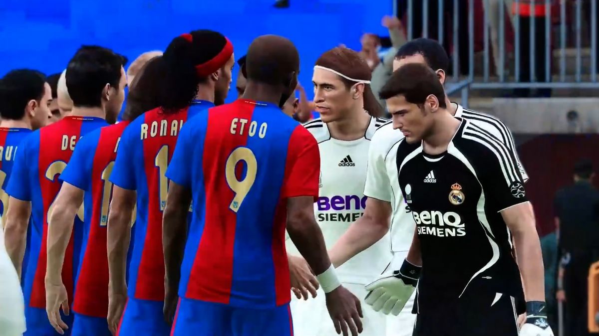 بازی کامپیوتری خاطره انگیز بارسلونا و رئال مادرید درسال (2006)