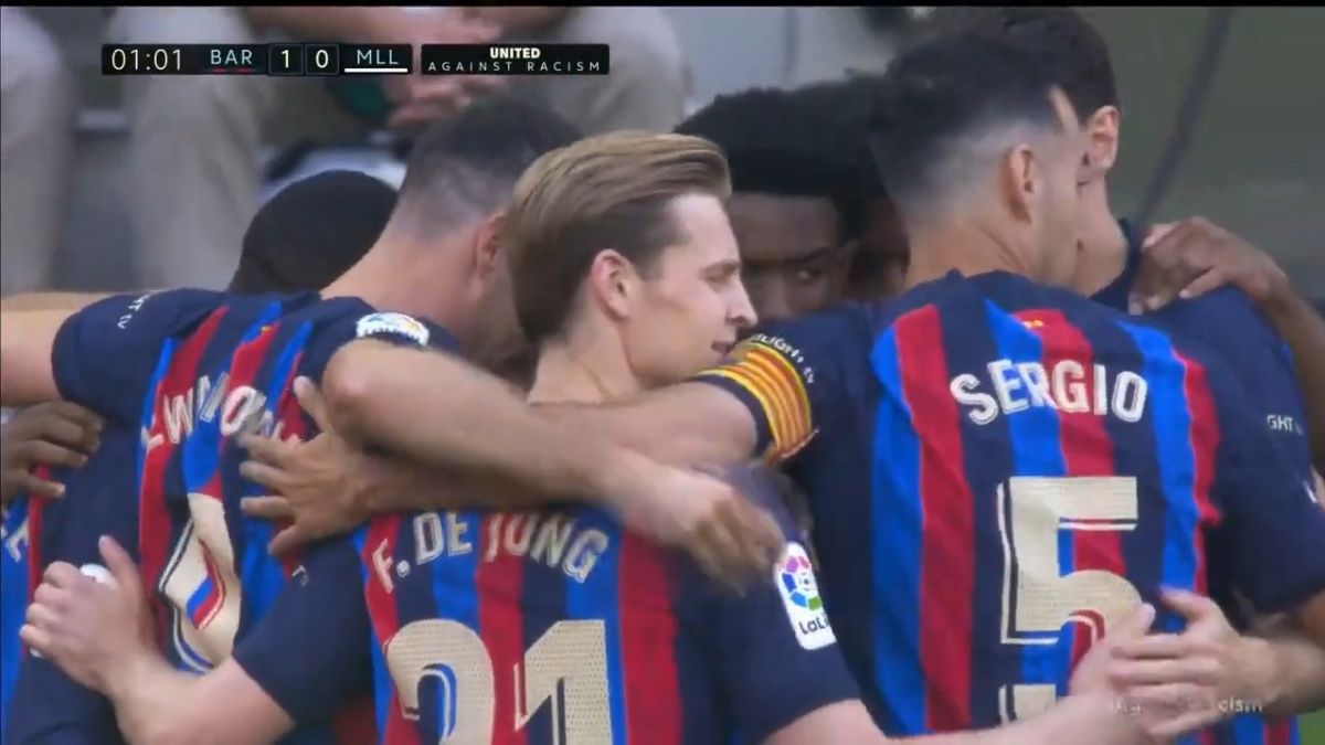 گل اول بارسلونا به مایورکا (فاتی)