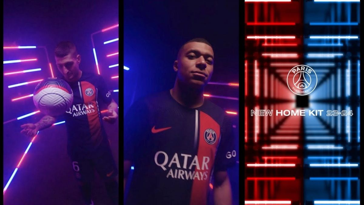 رونمایی از پیراهن اول پاری سن ژرمن برای فصل 24-2023