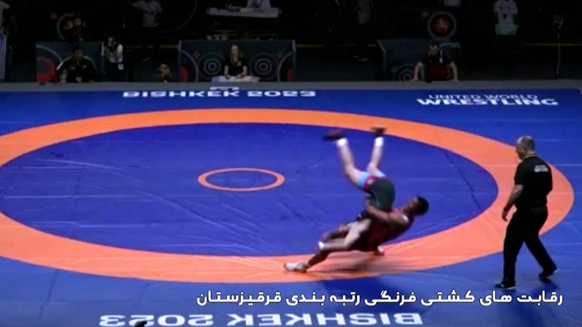 فن فوق العاده محمد علی گرایی مقابل حریف گرجستانی