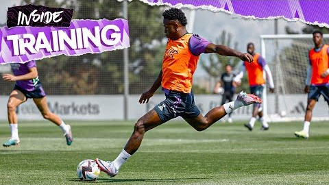 تمرینات آماده سازی بازیکنان رئال مادرید