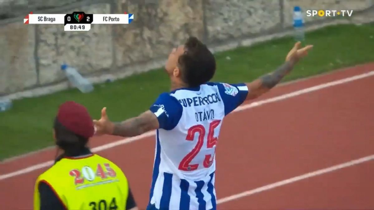 گل دوم پورتو به براگا (اوتاویو)