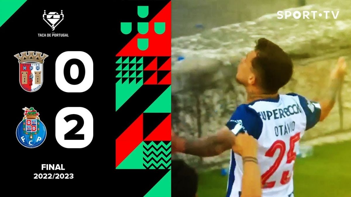 خلاصه بازی براگا 0-2 پورتو (فینال جام حذفی پرتغال)