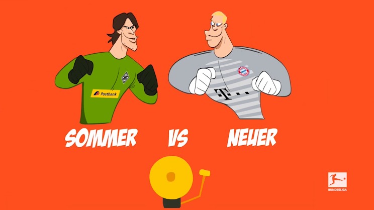 رقابت بین یان سومر و نویر دو دروازه بان بوندسلیگا آلمان