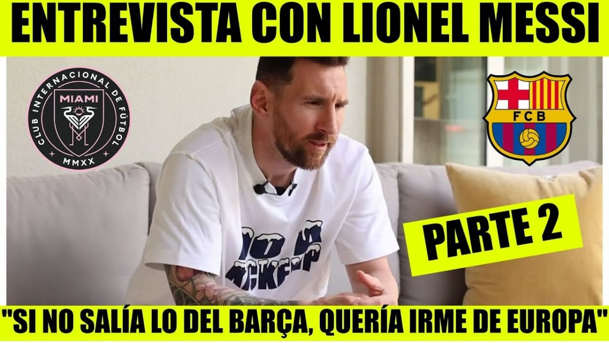 لیونل مسی پاسخ می‌دهد؛ از بارسلونا تا اینتر میامی - بخش دوم