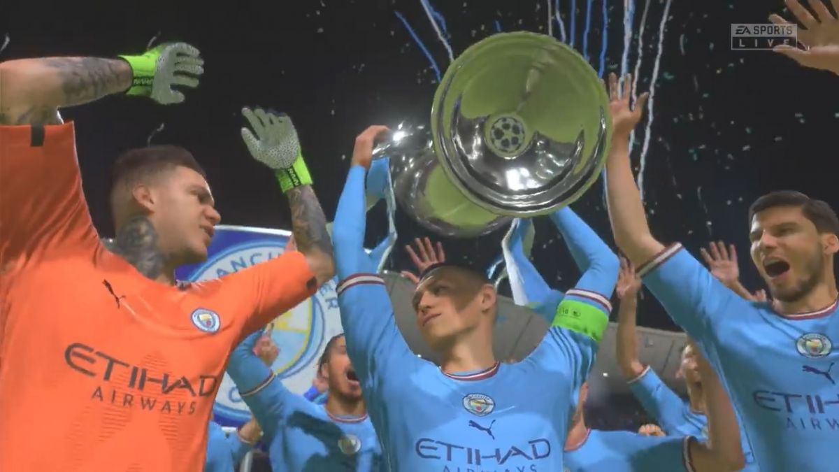 شبیه سازی بازی منچسترسیتی و اینتر با FIFA 23 پیش از فینال لیگ قهرمانان