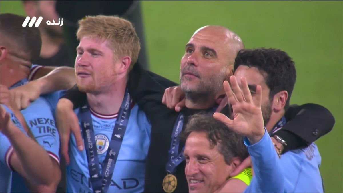 جشن قهرمانی منچسترسیتی در لیگ قهرمانان اروپا فصل 23-2022