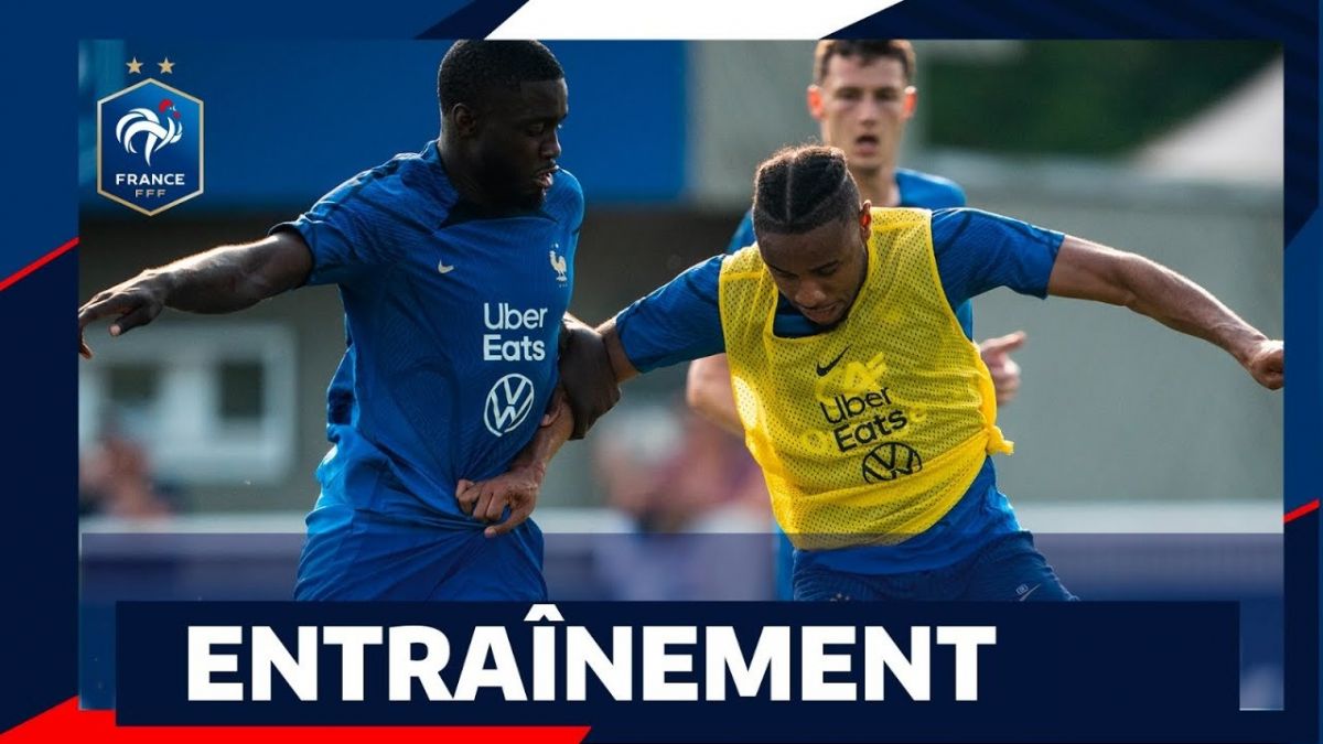 مسابقه درون تیمی بازیکنان تیم ملی فرانسه
