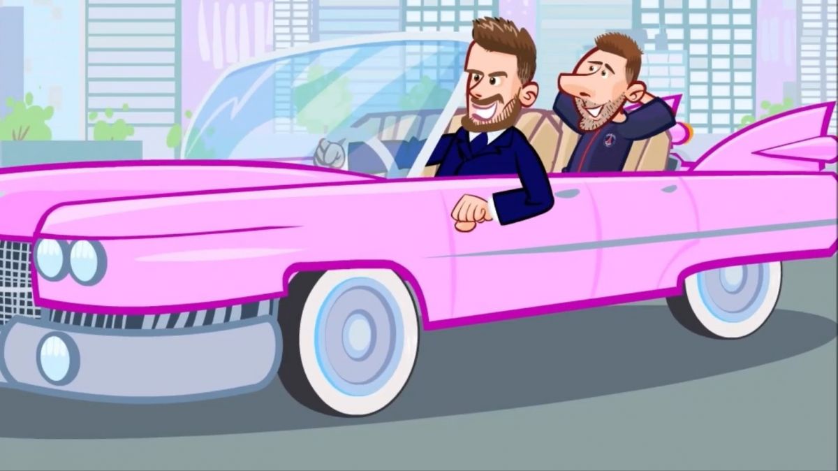 انیمیشن طنز/ نحوه پیوستن مسی به اینتر میامی