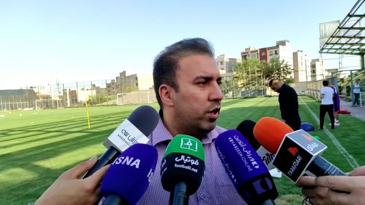 اختصاصی/ صحبت‌های علی طهماسبی مدیر تیم هوادار در حاشیه اولین تمرین این تیم برای فصل جدید