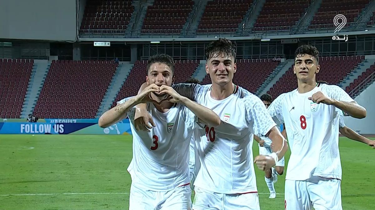 گل اول نوجوانان ایران به نوجوانان افغانستان (نفری)