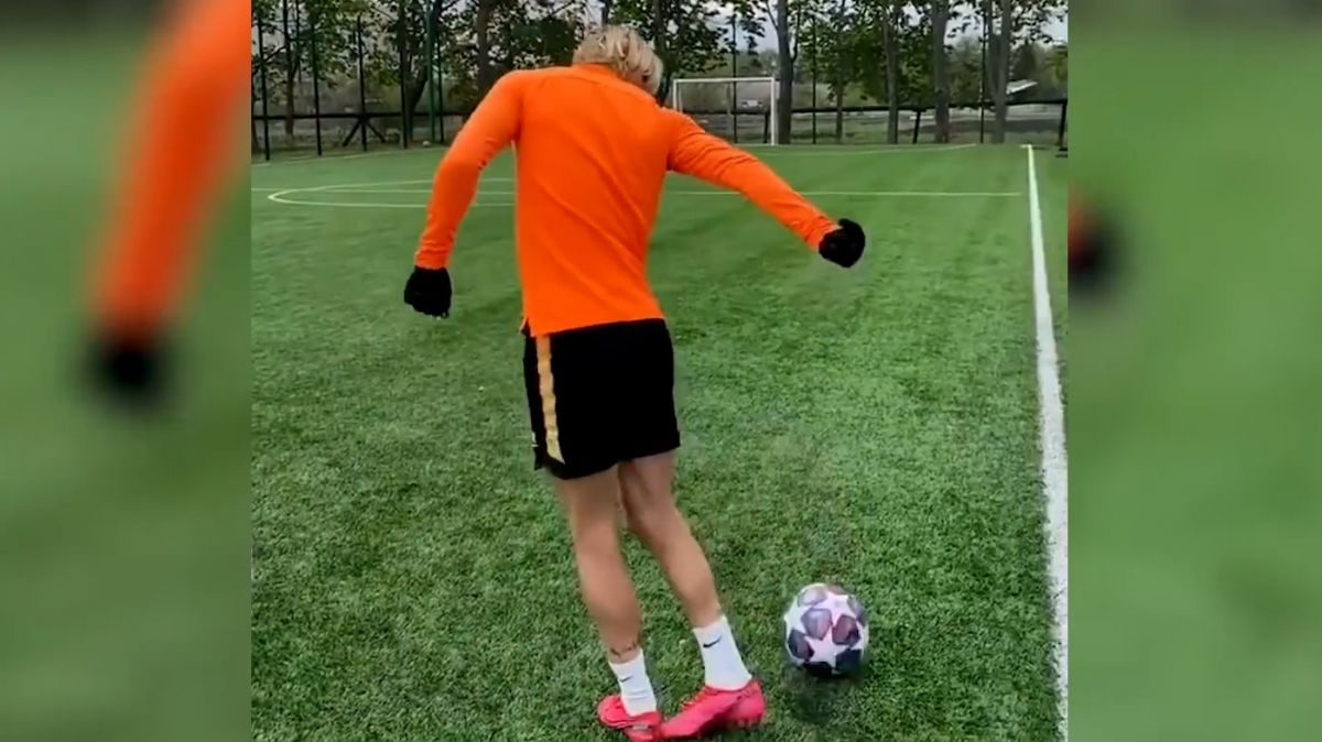 تمرین پاس های بلند و قطری