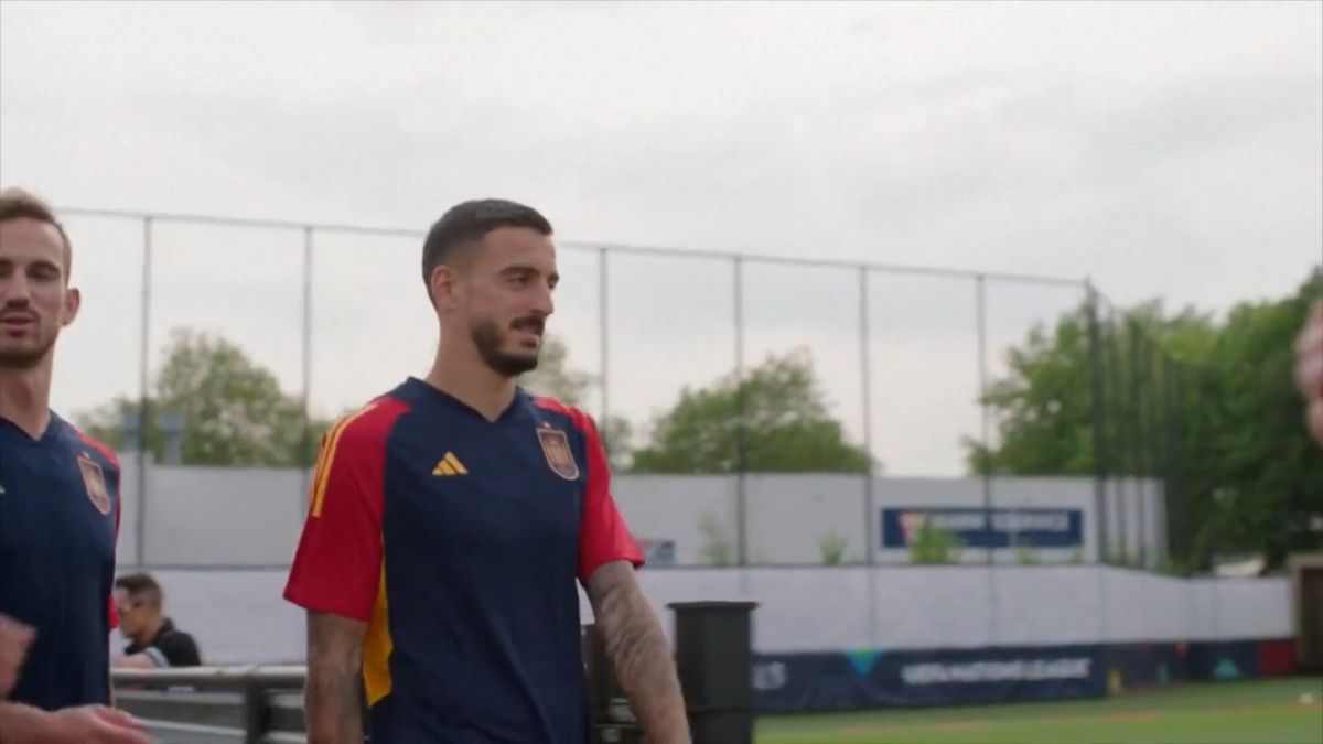 تمرینات تیم ملی اسپانیا برای تقابل با کرواسی