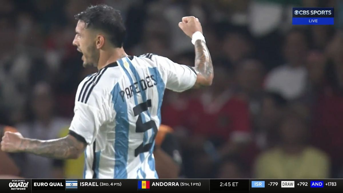 گل اول آرژانتین به اندونزی (شوت تماشایی پاردس)