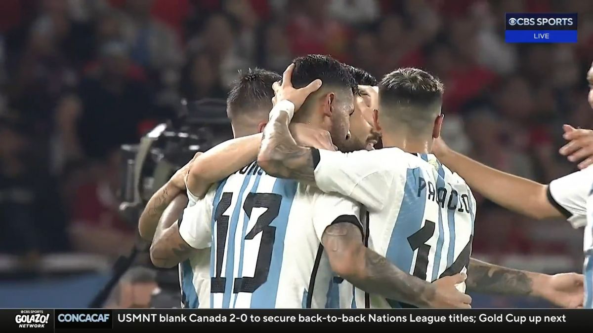 گل دوم آرژانتین به اندونزی (کریستین رومرو)