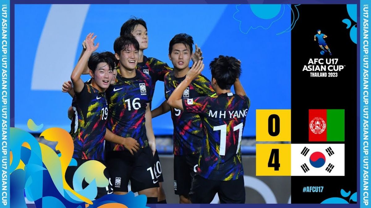 خلاصه بازی نوجوانان کره جنوبی 4-0 نوجوانان افغانستان (گروه ایران)