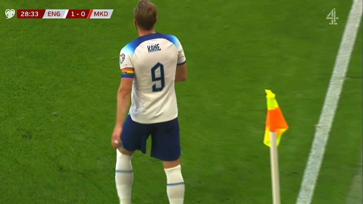 گل اول انگلیس به مقدونیه (هری کین)