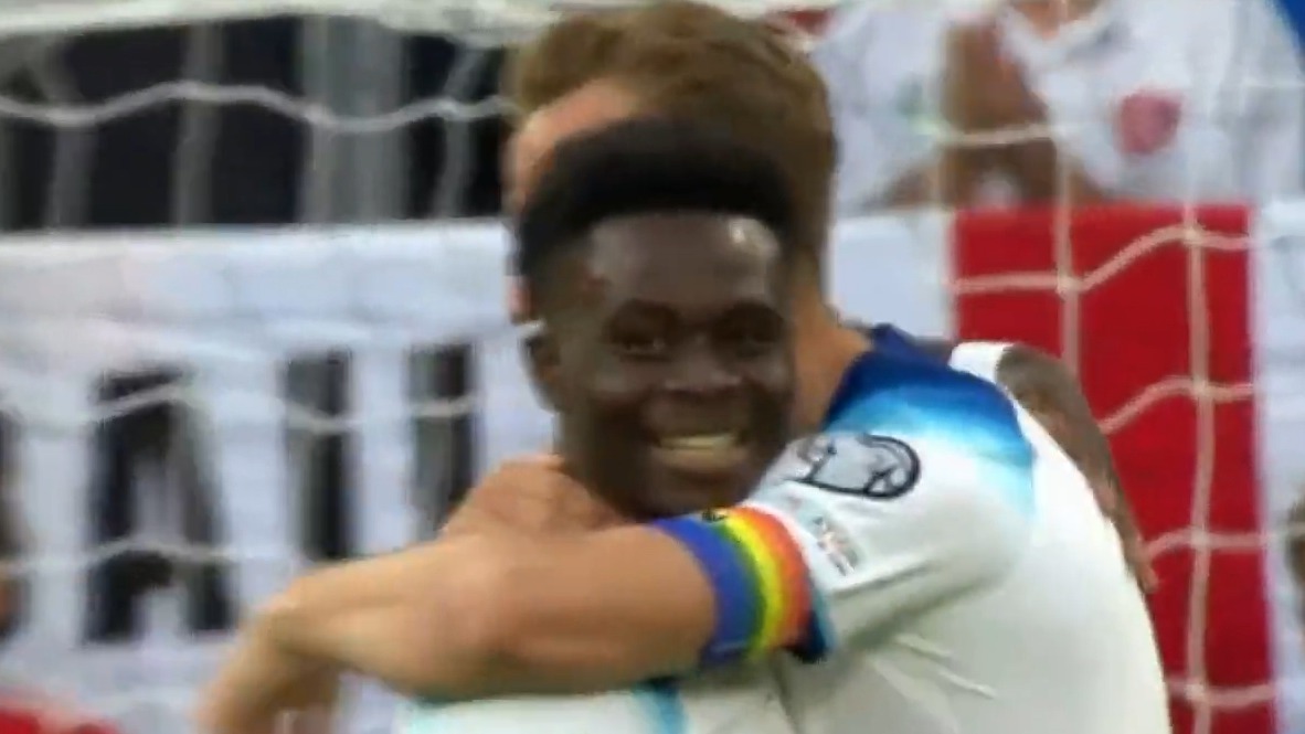 گل چهارم انگلیس به مقدونیه (سوپرگل ساکا)