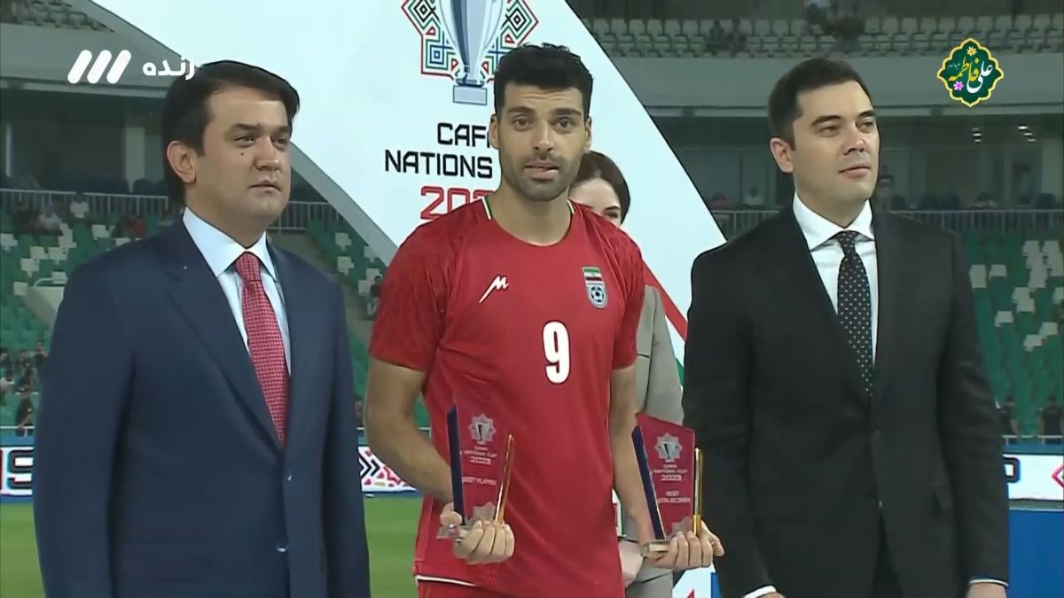 مهدی طارمی برنده جایزه بهترین بازیکن و بهترین گلزن تورنمنت کافا 2023