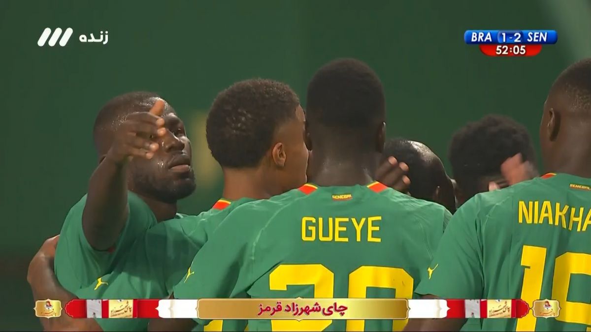 گل دوم سنگال به برزیل (گل به خودی مارکینیوش)