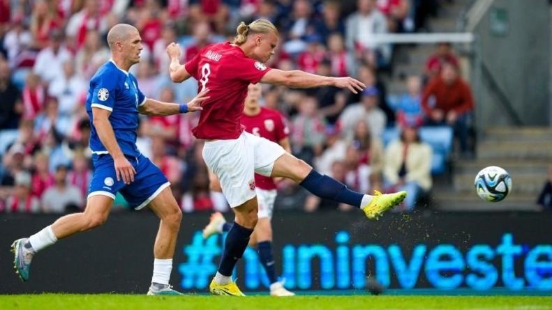 خلاصه بازی نروژ 3-1 قبرس (دبل هالند / مقدماتی یورو 2024)