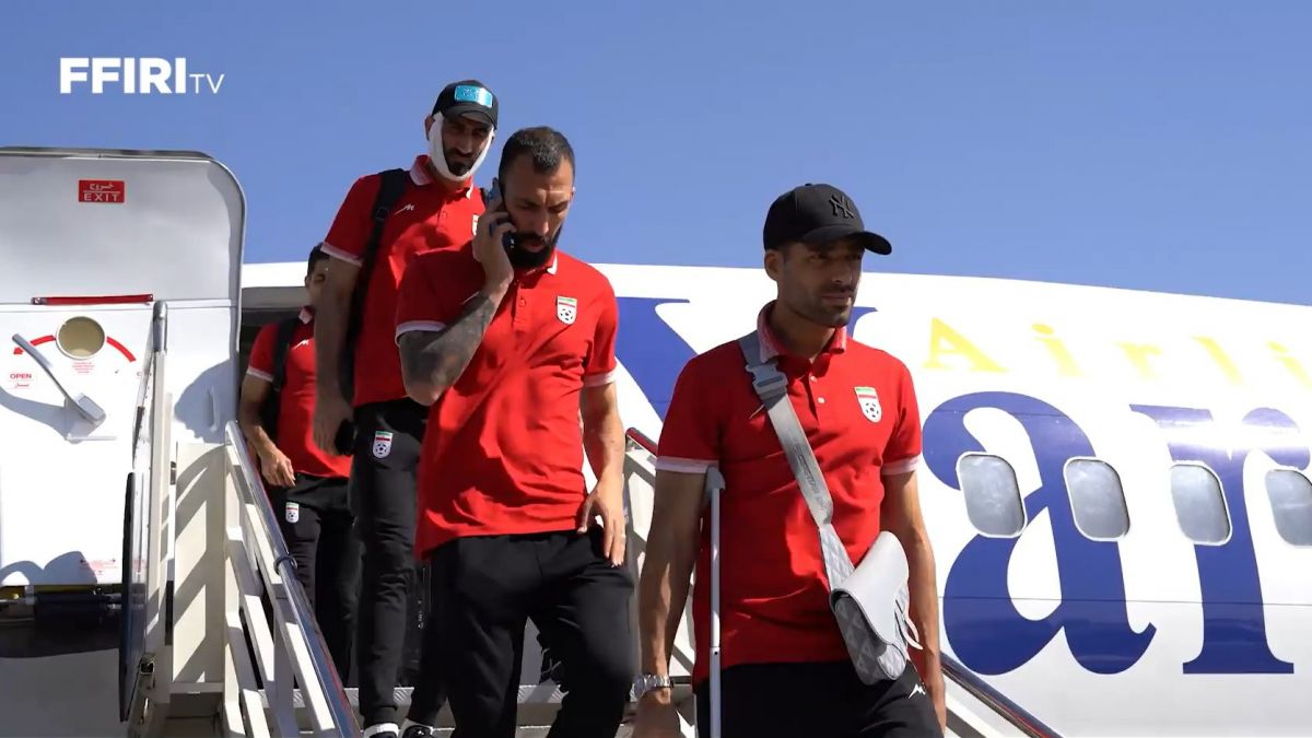 مراسم استقبال از تیم ملی بعد از قهرمانی در مسابقات کافا 2023