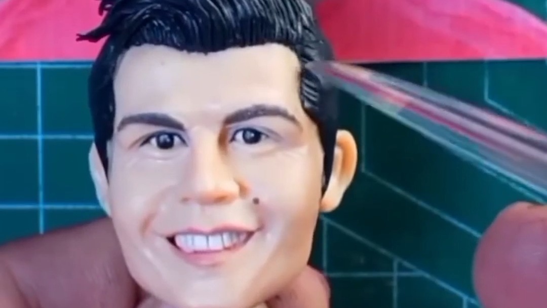 ساختن اکشن فیگور ستاره فوتبال جهان کریستیانو رونالدو