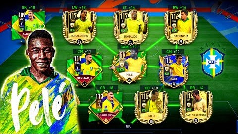 ایجاد بهترین ترکیب تاریخ برزیل با استفاده از فیفا موبایل 23