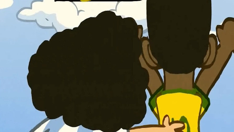 انیمیشن دو اسطوره فقید فوتبال جهان پله و مارادونا رو حشان شاد