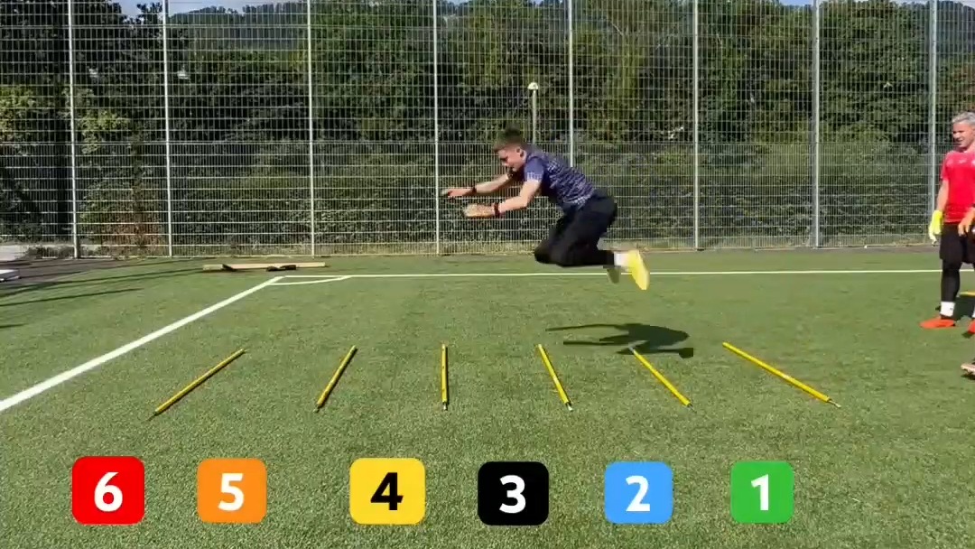 تمرینات پرشی از دروازه بانان