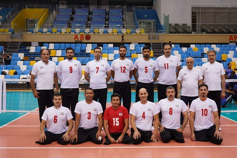 قهرمانی والیبال نشسته ایران در رقابتهای آسیا