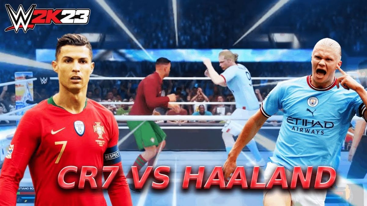 شبیه سازی مبارزه هالند و رونالدو در کشتی کج!