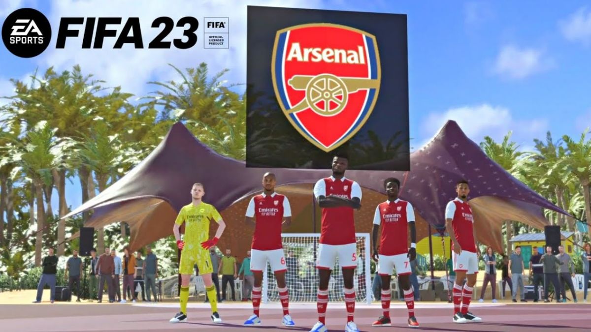 شبیه سازی بازی 5 مقابل 5 تیم های آرسنال و چلسی با بازی فیفا 23