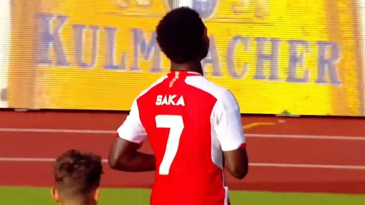 گل اول آرسنال به نورنبرگ (ساکا)