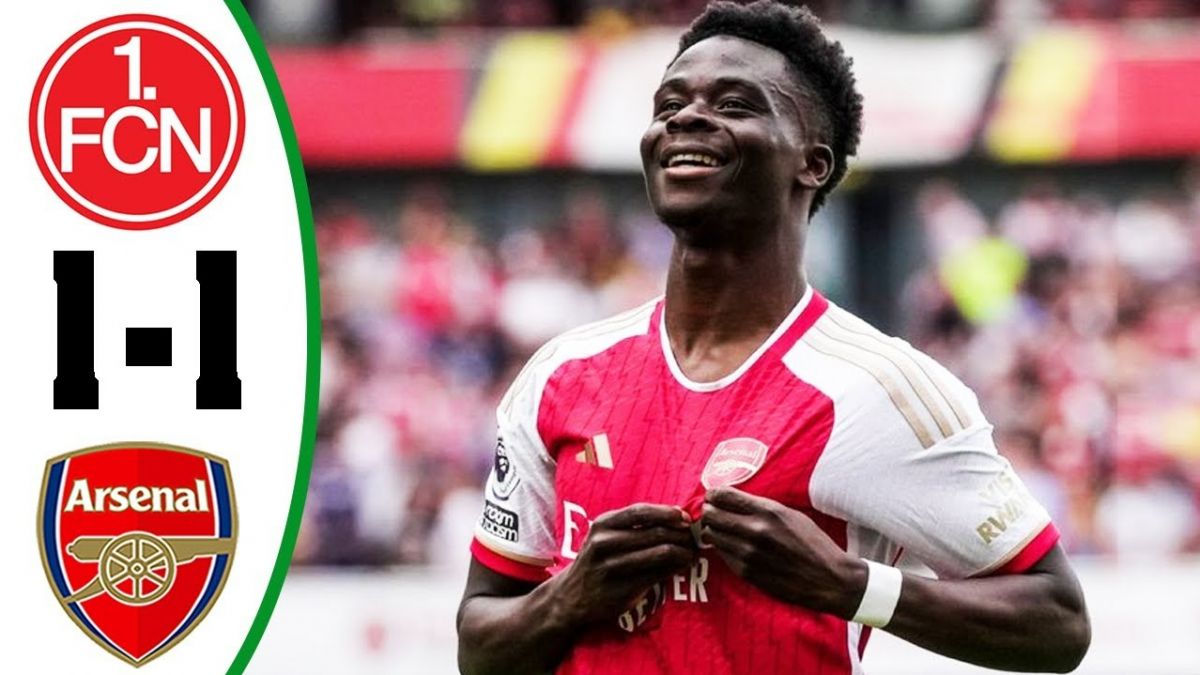خلاصه بازی آرسنال 1-1 نورنبرگ