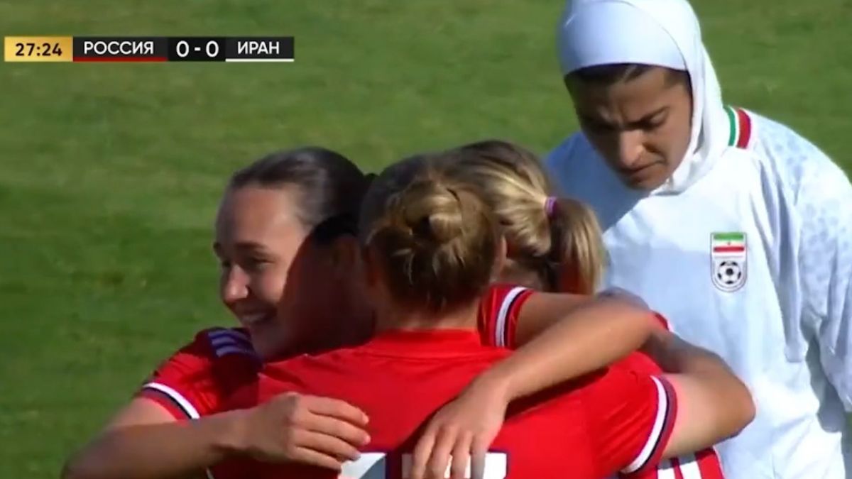 گل های دیدار دوستانه زنان روسیه 4-0 زنان ایران