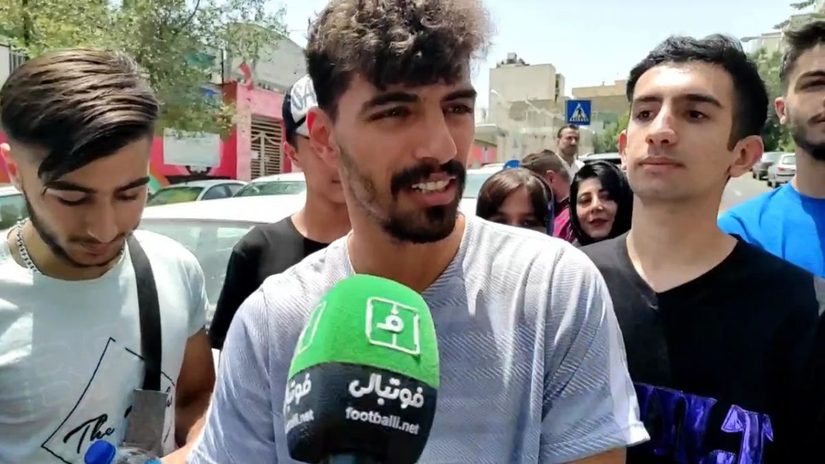 اختصاصی/ گفت و گوی کوتاه خبرنگاران با سبحان خاقانی بازیکن جوان استقلال