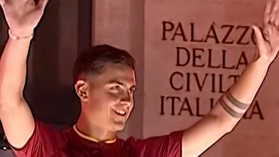 معارفه بازیکن جدید آ اس روم ایتالیا دیبالا