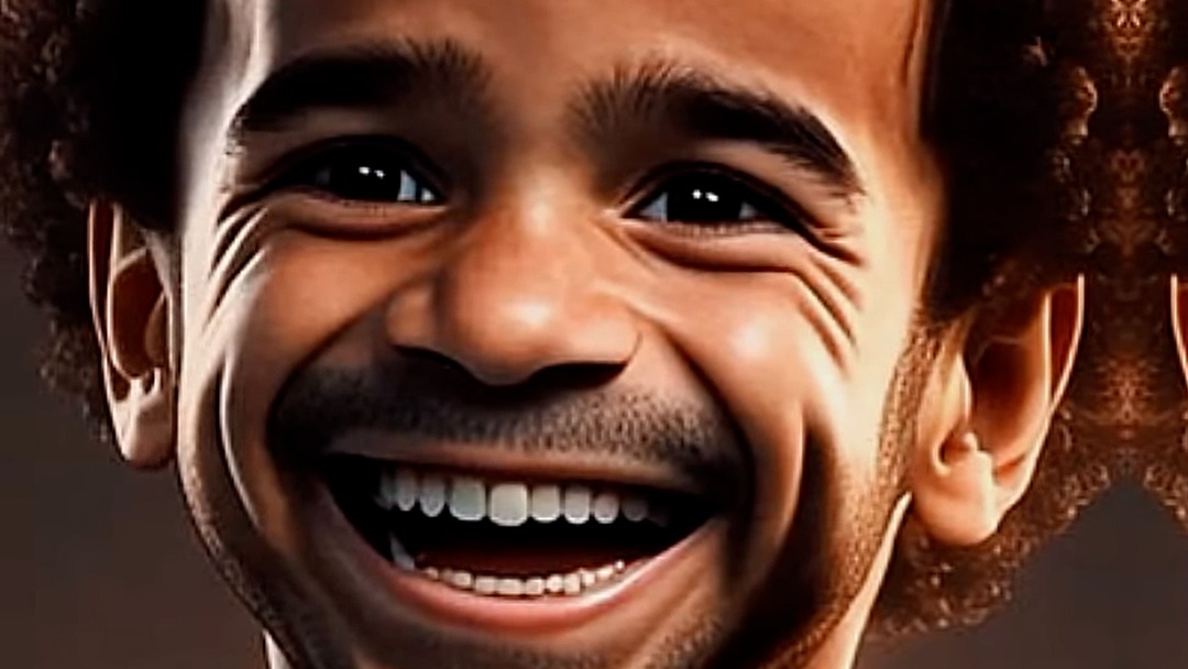 تبدیل ستارگان فوتبال به کودک خردسال توسط هوش مصنوعی