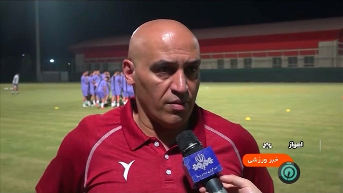 تمرینات تیم فولاد خوزستان زیر نظر علیرضا منصوریان