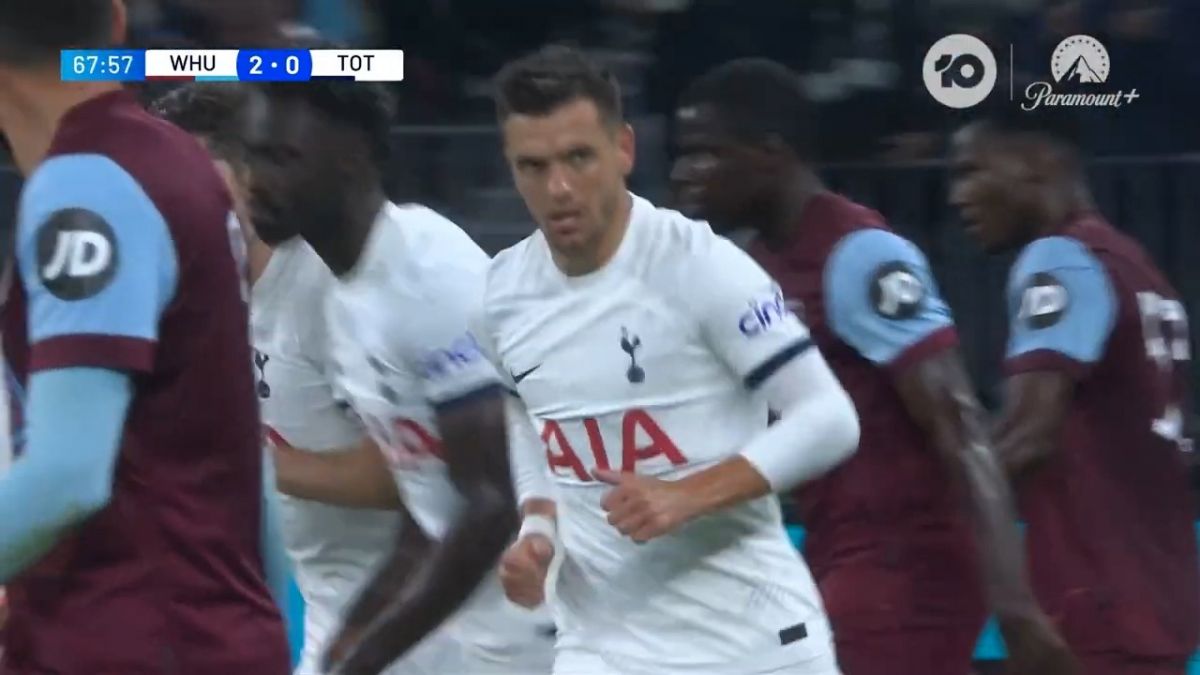 گل اول تاتنهام به وستهام (جیوانی لو سلسو)