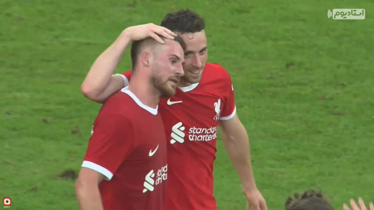 گل چهارم لیورپول به کارلسروهه (دبل دیوگو ژوتا)