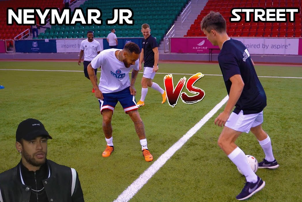 چالش بازی کردن و لایی زدن یوتیوبر معروف با نیمار