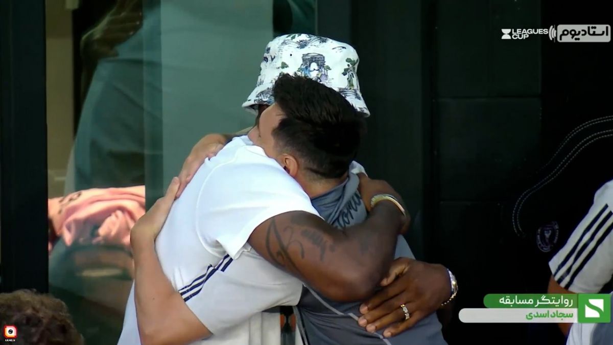 لیونل مسی در آغوش لبرون جیمز!