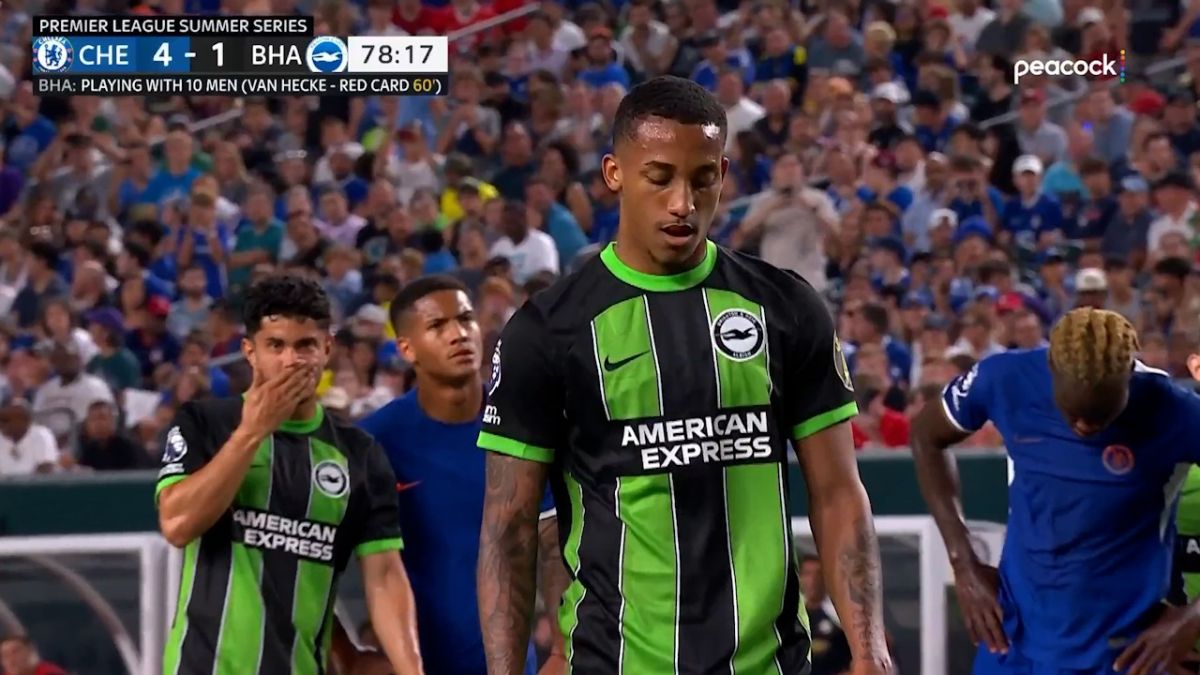 گل دوم برایتون به چلسی (جائو پدرو - پنالتی)