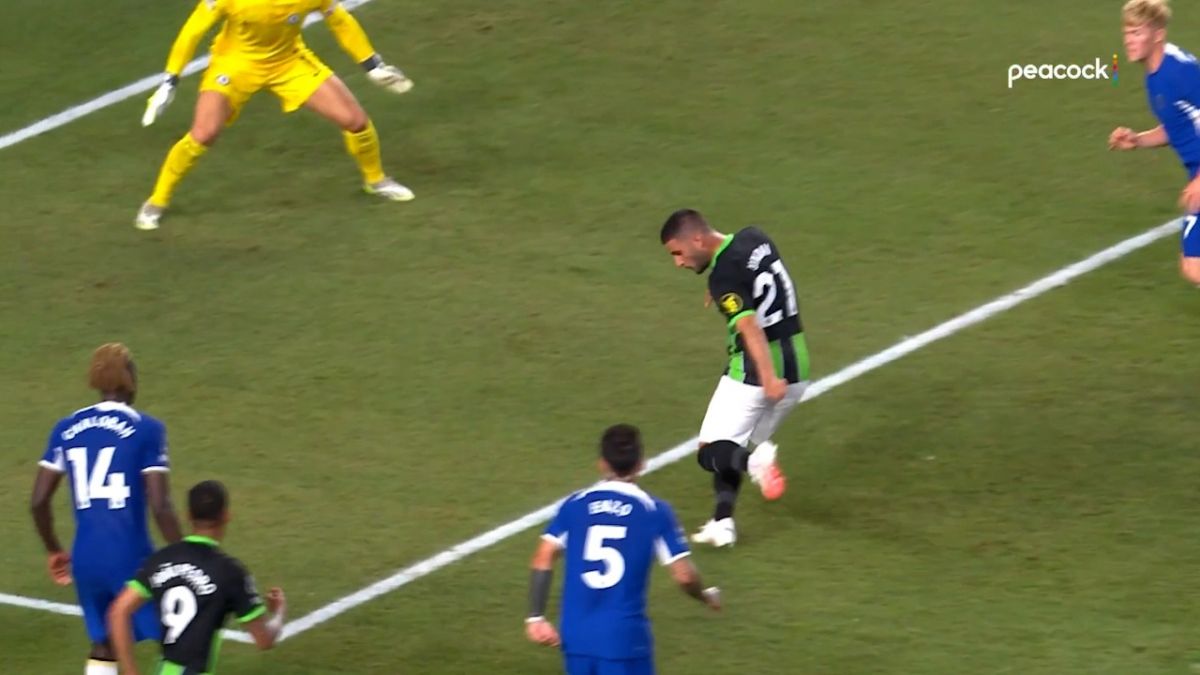 گل سوم برایتون به چلسی (دنیز اونداو)