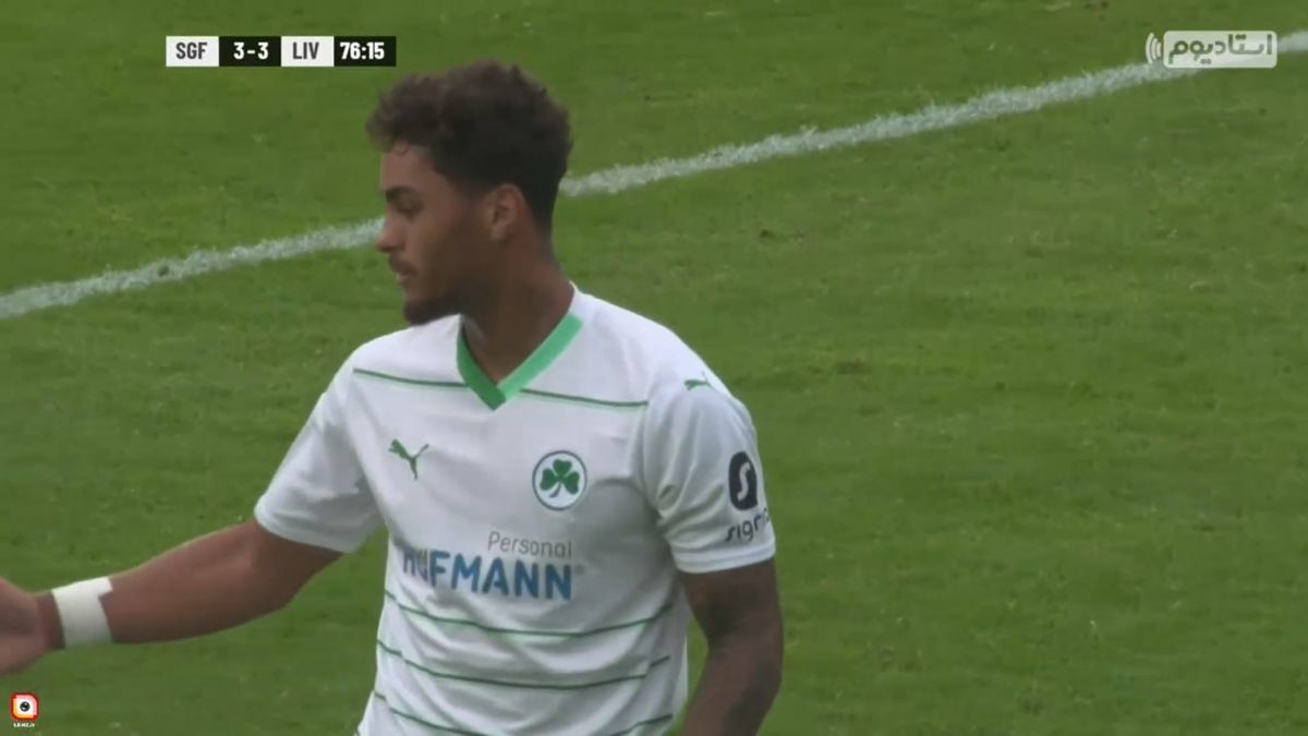 گل چهارم گروتر فروث به لیورپول (دبل سیب)