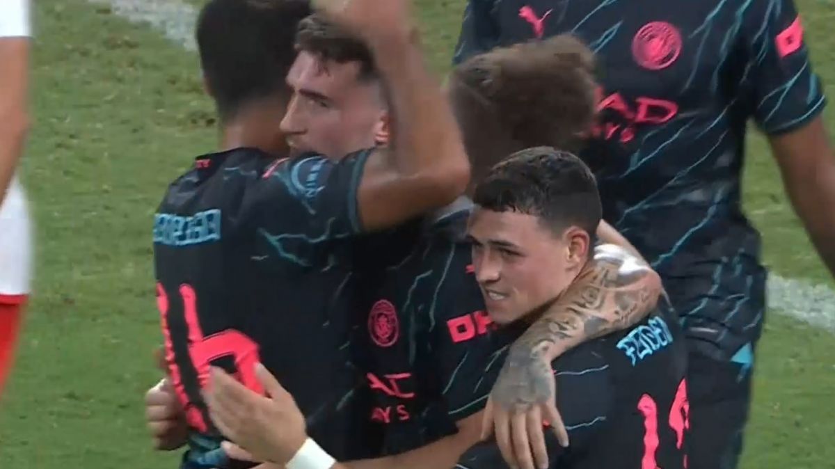 گل دوم منچسترسیتی به بایرن مونیخ (لاپورت)