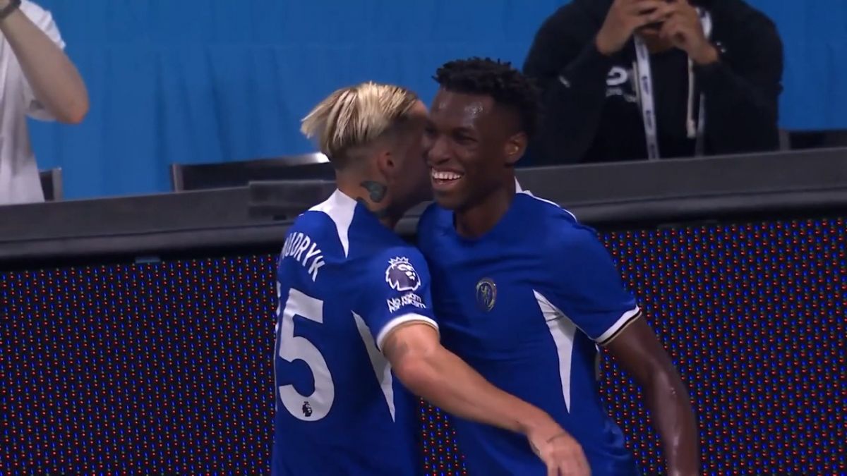 گل اول چلسی به نیوکاسل (نیکولاس جکسون)